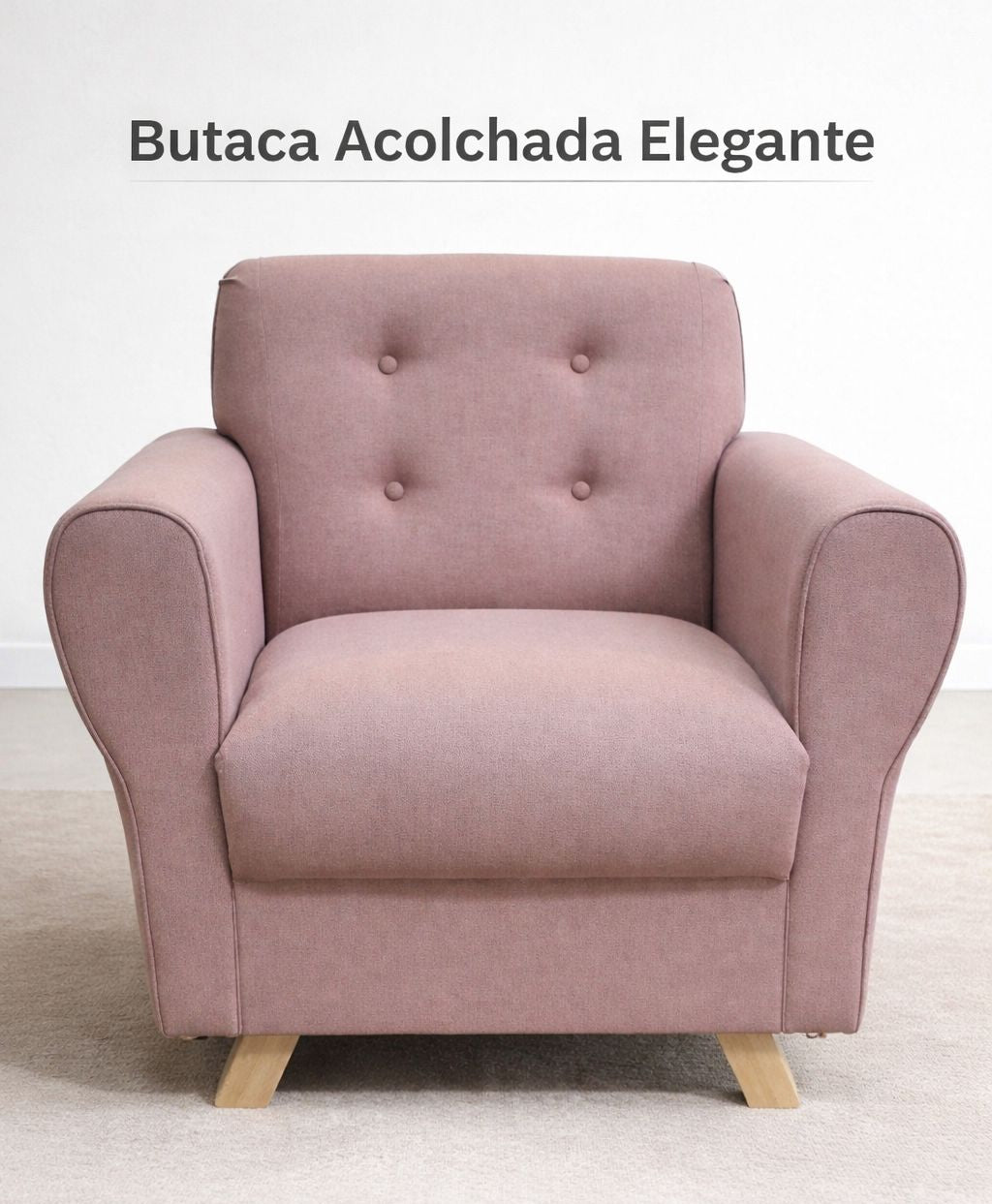 Butaca Acolchada Elegante
